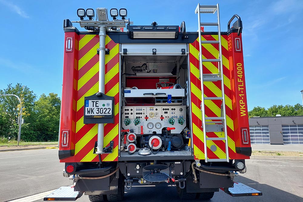 Feuerwehr Westerkappeln TLF4000 Beladung Heck