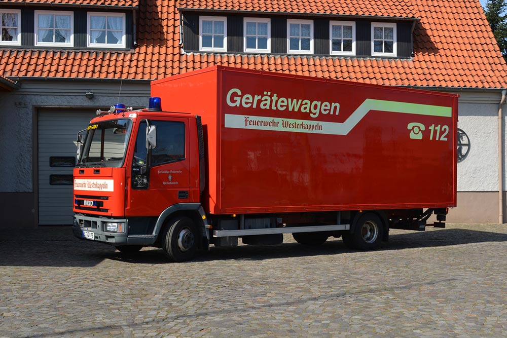 Gerätewagen Logistik (GW-L) der Feuerwehr Westerkappeln