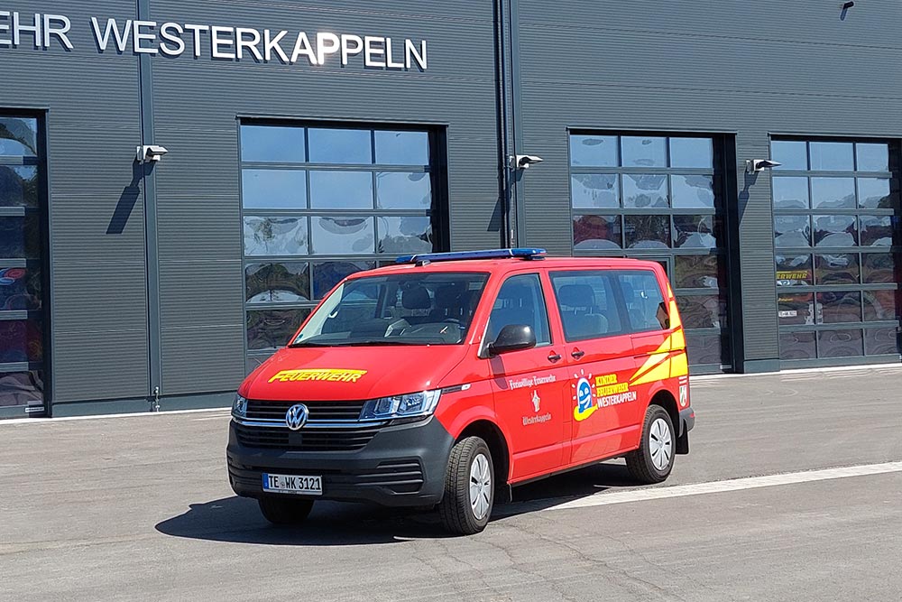 Mannschaftstransportfahrzeug der Kinderfeuerwehr Westerkappeln