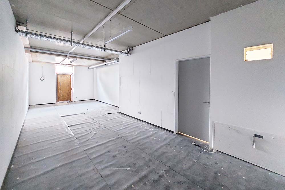 Damenalarmumkleide im FGH Neubau Westerkappeln fast fertig