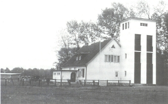 Schlauchtrockenturm und Steigerturm um 1938